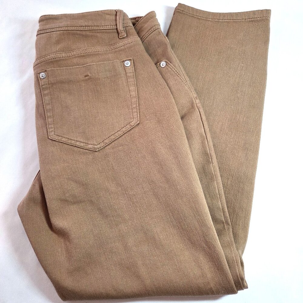 NWOT J. Jill Tan Denim Jeans Size 6
